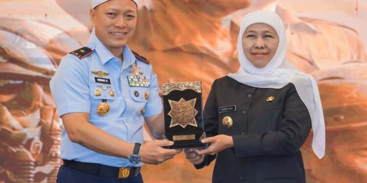 Sarasehan PASIS Seskoau, Khofifah paparkan pentingnya integrasi kekuatan matra jaga ketahanan nasional dan pangan