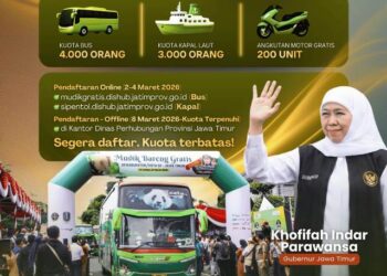 Kembali gelar program Mudik Gratis untuk 7.000 warga Jatim, Gubernur Khofifah: Kita siapkan 17 jurusan bus dan dua rute kapal laut