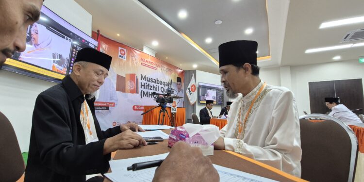 MHQ PKS Jatim diwarnai suasan haru, dengan tampilnya salah satu peserta tunanetra