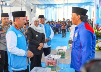Dampingi Kapolri hadiri Safari Ramadan bersama KSPSI Jatim, Gubernur Khofifah: Perkuat sinergi jaga kesejahteraan pekerja
