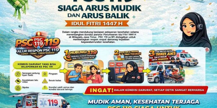 Dinkes Jatim Siapkan 217 Pos Kesehatan untuk Pemudik Lebaran 2026