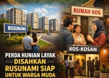Perda Hunian Layak Disahkan, Pemkot Surabaya Siapkan Rusunami untuk Keluarga Muda