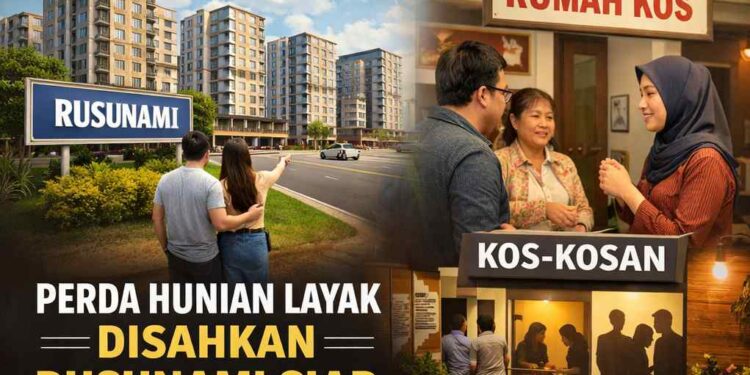 Perda Hunian Layak Disahkan, Pemkot Surabaya Siapkan Rusunami untuk Keluarga Muda