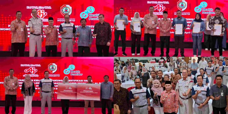 Ajinomoto Genjot 500 UMKM Mojokerto Kantongi Sertifikat Halal Jelang Wajib 2026