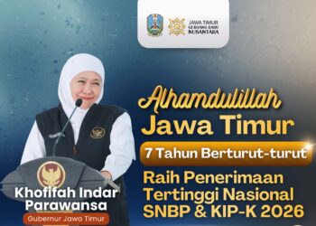 Jatim terbanyak lolos SNBP 7 tahun berturut turut, Gubernur Khofifah: Alhamdulillah bukti kualitas SDM terus meningkat
