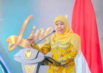 Resmikan Line Satoria Farma Pasuruan, Gubernur Khofifah pastikan pemenuhan kebutuhan cairan infus untuk rumah sakit di Jawa Timur