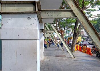 Pemkot Surabaya Bongkar Fasad Eks Toko Nam di Embong Malang, Pedestrian Dipulihkan