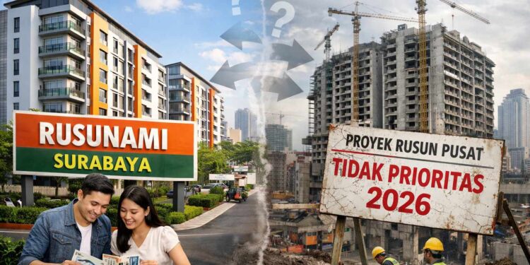 Pemkot Surabaya Dorong Rusunami, Berhadapan dengan Prioritas Pusat: Antara Kebutuhan Kota dan Arah Kebijakan Nasional
