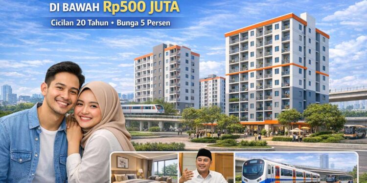 Rusunami Gen Z Surabaya di Bawah Rp500 Juta, Cicilan 20 Tahun Bunga 5 Persen