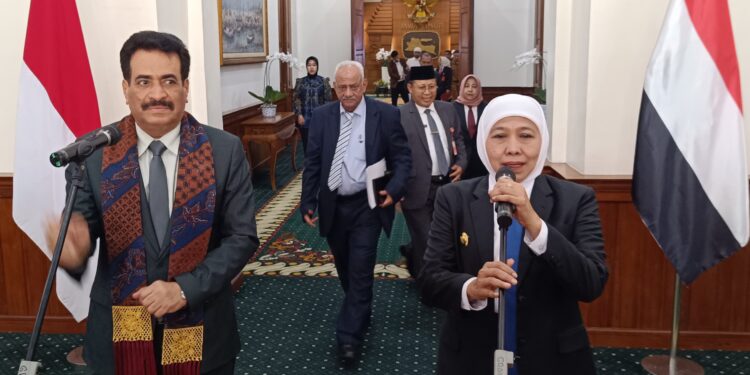 Terima Dubes Yaman, Gubernur Khofifah bahas penguatan kerja sama pendidikan hingga perdagangan