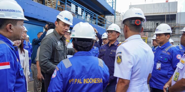 AHY apresiasi transformasi PT PAL jadi industri maritim berkelas dunia