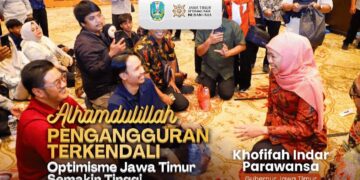 Tingkat Pengangguran Terbuka Jatim turun, Khofifah: Bukti ekonomi tumbuh inklusif, tansformasi pekerjaan formal harus dipercepat