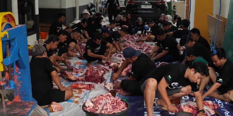 Pegadaian Kanwil XII Surabaya Tebar 1.000 Paket Daging Kurban