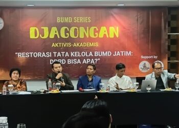 Diskusi Series BUMD, Ketua Komisi C DPRD Jatim: Kita dorong BUMD perkuat tata kelola dan targetkan IPO untuk dongkrak kepercayaan publik