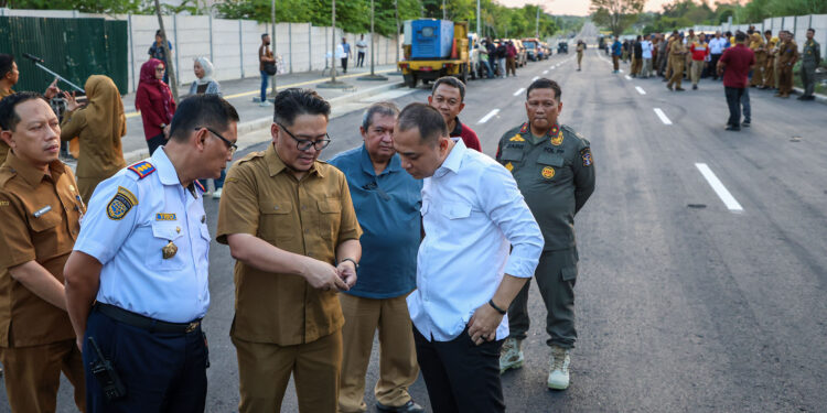 Jalan Radial Road Lontar Dibuka, Eri Cahyadi Klaim Kemacetan Surabaya Barat Bakal Terurai