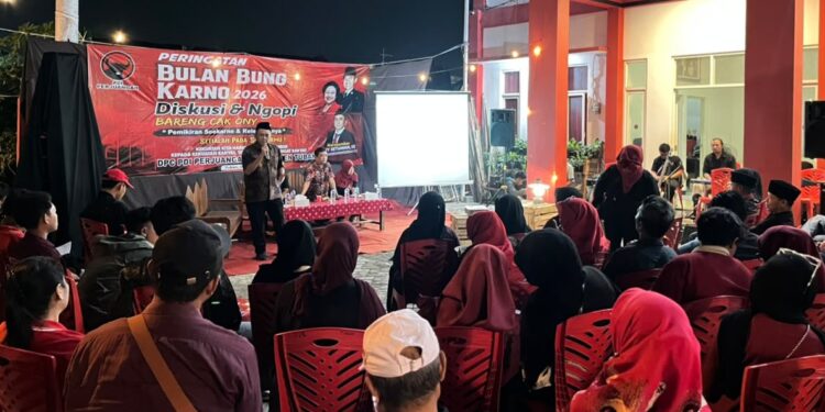 Diskusi Bulan Bung Karno di Tuban, Ony Setiawan sebut marhaenisme jadi pisau analisis Pancasila