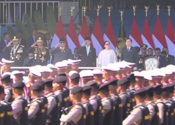 Hadiri HUT ke-80 Bhayangkara, Ketua DPRRI Puan Maharani minta Polri terus jadi pelayan masyarakat