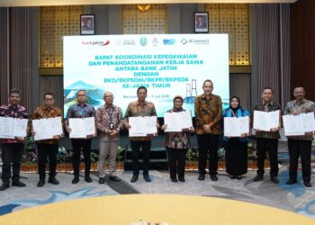 Bank Jatim perkuat sinergi dengan BKD Provinsi Jawa Timur dan BKD/BKPSDM/BKPP/BPKSDA Kabupaten/Kota se-Jawa Timur