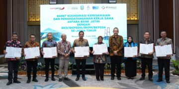 Bank Jatim perkuat sinergi dengan BKD Provinsi Jawa Timur dan BKD/BKPSDM/BKPP/BPKSDA Kabupaten/Kota se-Jawa Timur