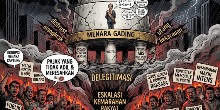 Menanti retaknya Menara Gading: Ketika hukum tersandera dan pidato menjadi jenaka