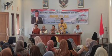 Didepan warga Mojokerto, anggota DPRD Jatim Sumardi komitmen cari solusi anggaran PAUD dan Fasilitas Polindes