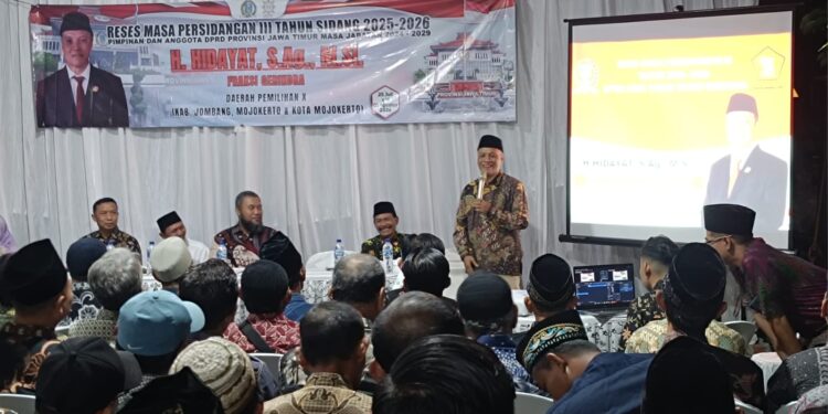 Reses, Wakil Ketua DPRD Jatim Hidayat, dikeluhi carut-marut data Bansos, penetapan Desil hingga daya saing UMKM lokal
