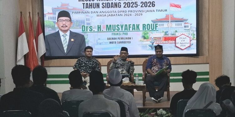 Gelar reses di Gayungan, Ketua DPRD Jatim, Musyafak Rouf tegaskan reses bukan sekadar agenda seremonial