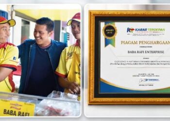 Dorong Ekonomi Daerah, Baba Rafi Enterprise Raih Penghargaan Ekonomi Terluas dari Kabar Terdepan