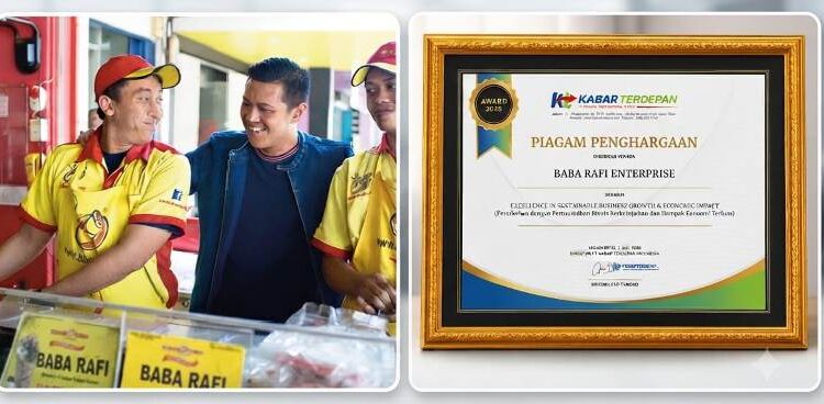 Dorong Ekonomi Daerah, Baba Rafi Enterprise Raih Penghargaan Ekonomi Terluas dari Kabar Terdepan