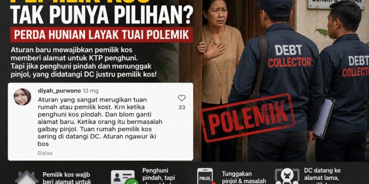 Pemilik Kos Wajib Izinkan Alamat KTP Penghuni, Perda Hunian Layak Surabaya Tuai Polemik