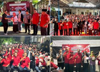 PIP Puti Guntur dan “MBG ala PDIP” Disambut Antusias Warga Tenggilis Mejoyo-Gunung Anyar