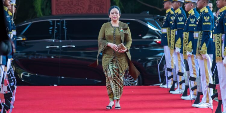Hadiri Sidang Tahunan dan Sidang Bersama 2026, Puan tampak anggun dengan Kebaya Hijau Olive