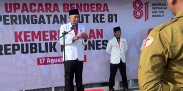 Gelar Upacara HUT RI, Bagus tegaskan setia kepada Pancasila dan Konstitusi serta dukungan untuk Palestina