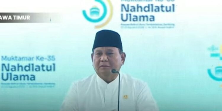 Prabowo sampaikan pesan ketakwaan di Muktamar ke- 35 NU