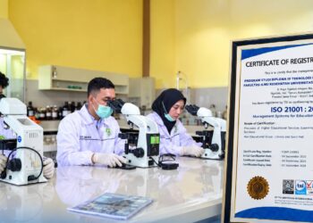 UMAHA Naik Kelas, Prodi D3 TLM Resmi Raih Sertifikasi ISO 21001:2025