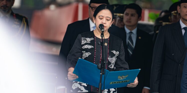 Pimpin pembacaan ikrar di depan Presiden Prabowo, Puan: Pancasila harus jadi dasar kebijakan rakyat